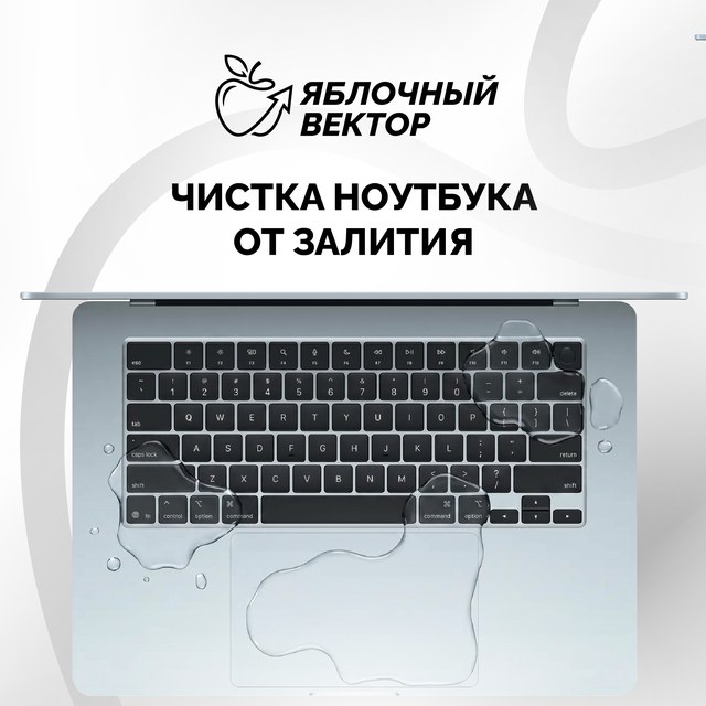 Чистка ноутбука после залития